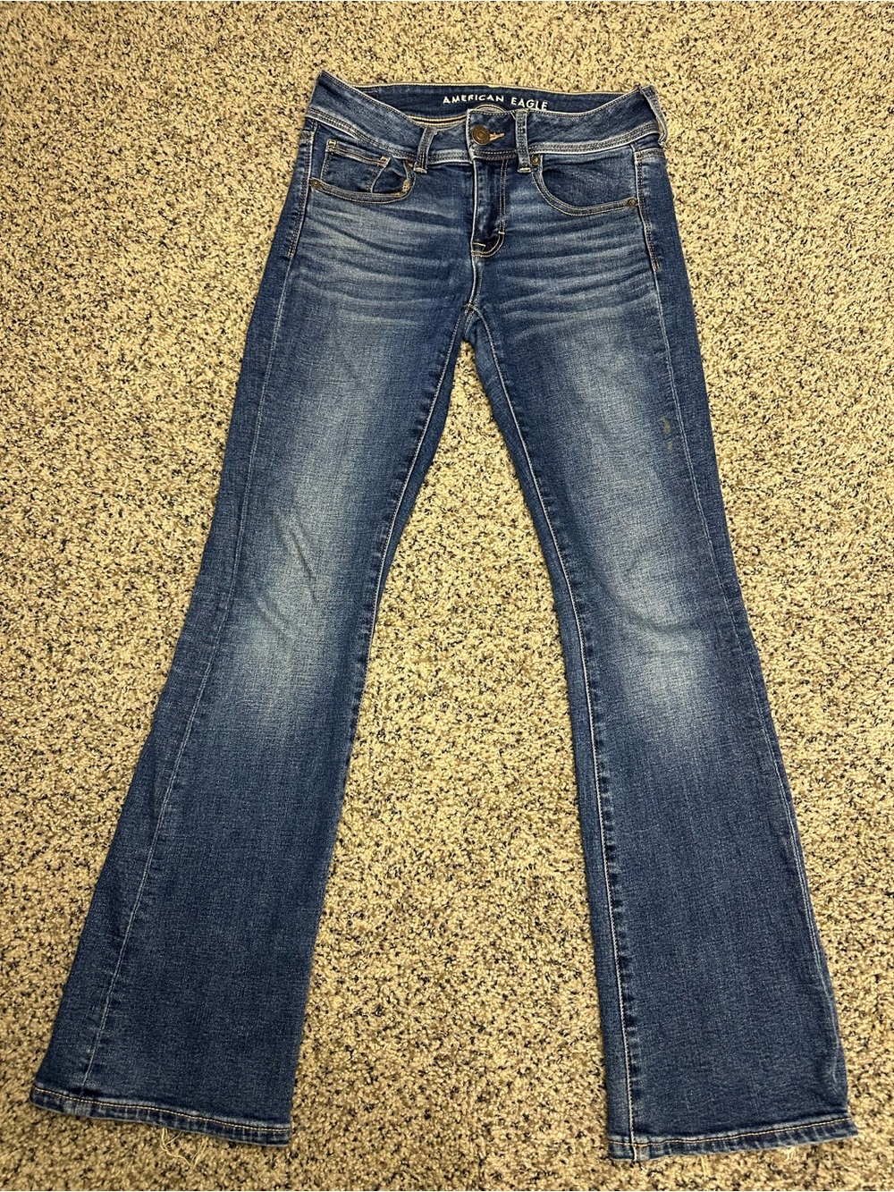 American Eagle Blue Bootcut Jeans